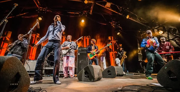 Seun Kuti Actuando Gran Festival Música Abierta — Foto de Stock