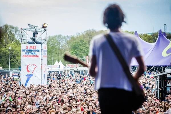 Jett Rebel Optræder Bevrijdingsfestival - Stock-foto