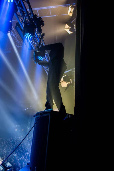 Triggerfinger Bei Musikfestival Auf Der Bühne — Stockfoto