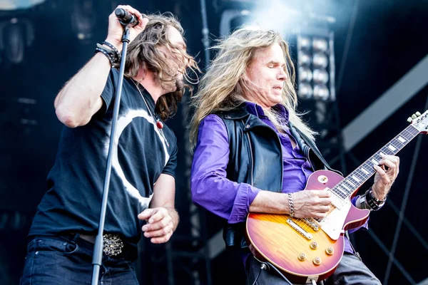 Vandenbergs Moonkings Uppträder Scen Musikfestivalen — Stockfoto