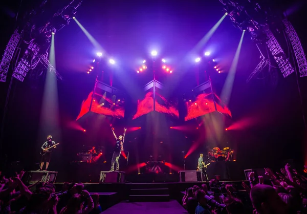 Linkin Park Bei Musikfestival Auf Der Bühne — Stockfoto
