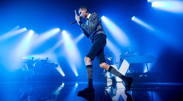 Stromae Actuando Escenario Durante Festival Música — Foto de Stock