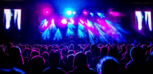 Underworld Performing Stage Music Festival — Stock Photo, Image