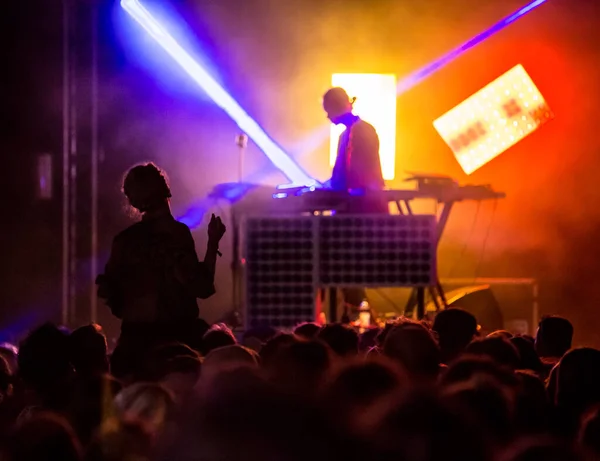 Falco Benz Bei Musikfestival Auf Der Bühne — Stockfoto