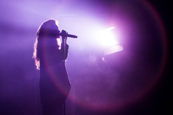 Lorde Tivoli performing on stage during  music festival 