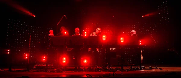 Underworld Produisant Sur Scène Pendant Festival Musique — Photo