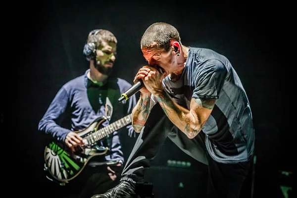 Linkin Park Performing Stage Music Festival — Stock Photo, Image