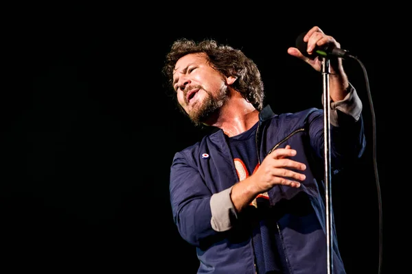 Pearl Jam Actuando Escenario Durante Festival Música — Foto de Stock