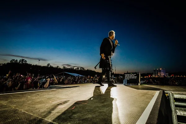 Robbie Williams Festival Pinkpop Junio 2015 Landgraaf Países Bajos — Foto de Stock