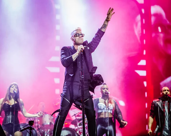 Robbie Williams Festival Pinkpop Junio 2015 Landgraaf Países Bajos — Foto de Stock