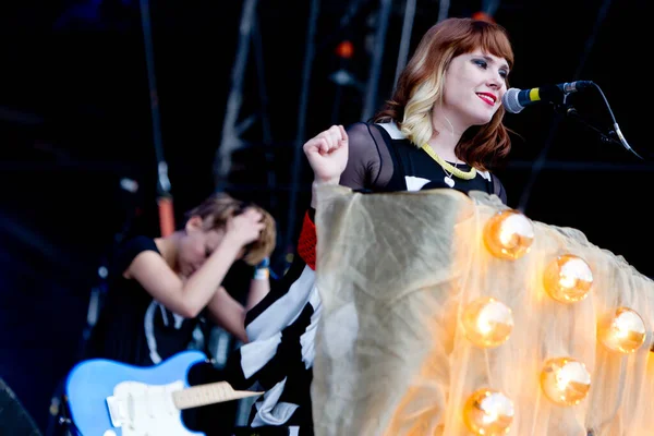 Kate Nash Performing Sziget Music Festival — Stock Photo, Image