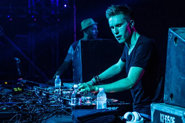 Nicky Romero Actuando Sziget Budapest — Foto de Stock