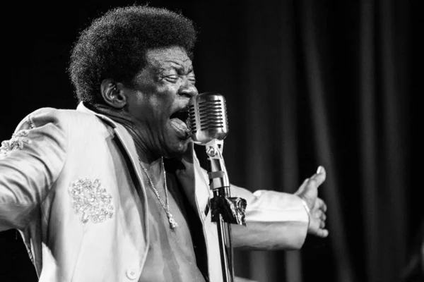 Charles Bradley Actuando Festival Música Jazz Del Mar Del Norte — Foto de Stock