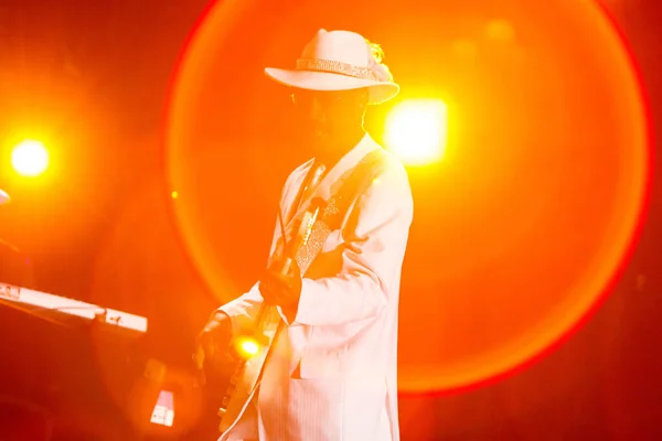 Larry Graham Actuando Festival Música Jazz Del Mar Del Norte — Foto de Stock