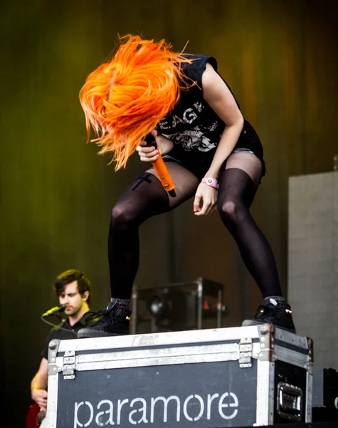 Paramore Banda Apresentando Festival Música Pinkpop Landgraaf — Fotografia de Stock