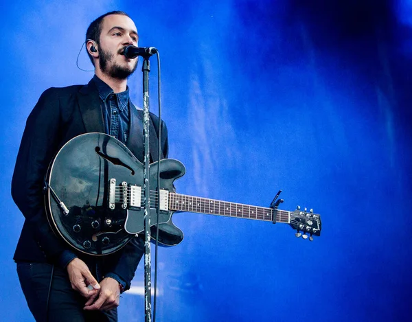 Editors Band Performing Sziget Music Festival Budapest — Stock Photo, Image