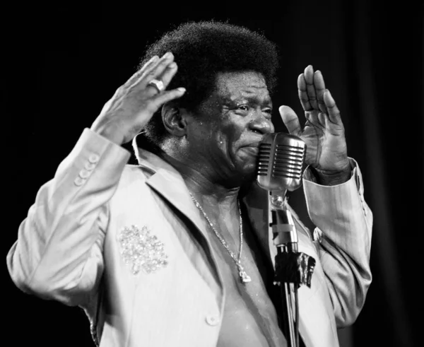 Charles Bradley Actuando Festival Música Jazz Del Mar Del Norte — Foto de Stock