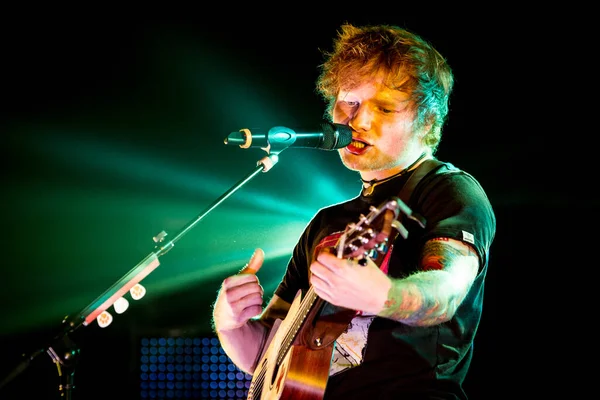 Sheeran Performing Hmh Music Festival — Stock Photo, Image