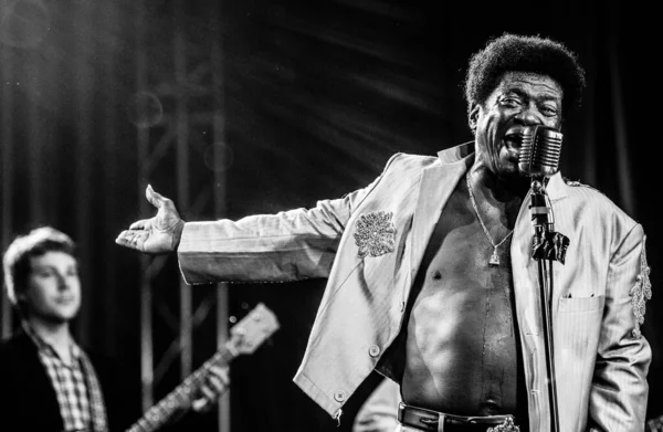 Charles Bradley Actuando Festival Música Jazz Del Mar Del Norte — Foto de Stock