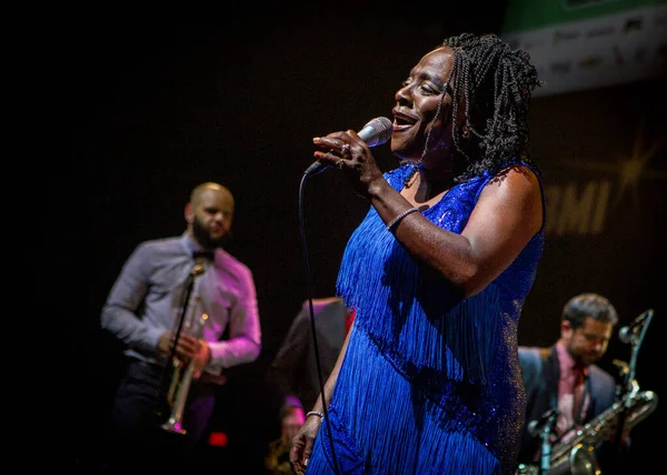 Sharon Jones Actuando Szsw — Foto de Stock