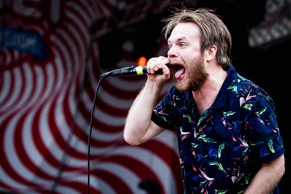 Entra Shikari Actuando Festival Música Sziget — Foto de Stock