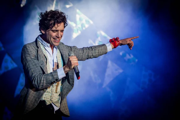 Mika Esibisce Festival Musicale Sziget Budapest — Foto Stock