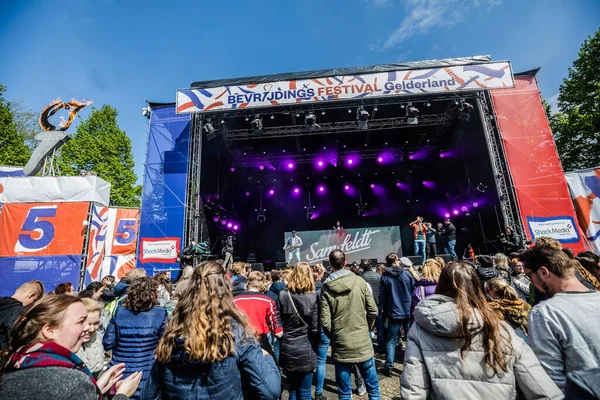 Sam Feldt Performing Bevrijdings Festival — Stock Photo, Image