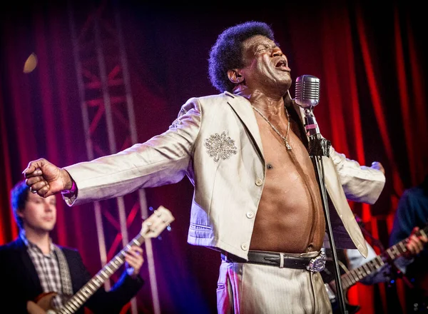 Charles Bradley Actuando Festival Música Jazz Del Mar Del Norte — Foto de Stock