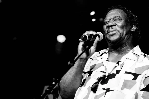 Mud Morganfield Tocando Festival Música Jazz Del Mar Del Norte — Foto de Stock