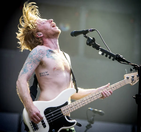 Biffy Clyro Actuando Festival Música Arena — Foto de Stock