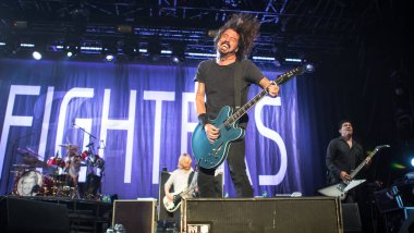 Foo Fighters performing at Lowlands music festival