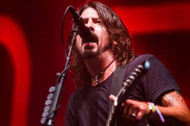 Foo Fighters performing at Lowlands music festival