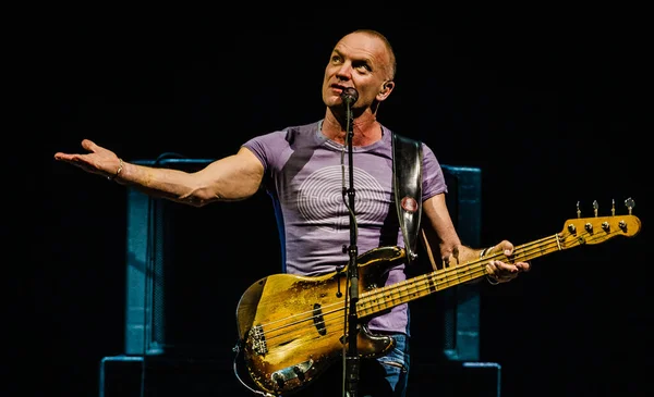 Sting Treedt Hmh Muziekfestival — Stockfoto