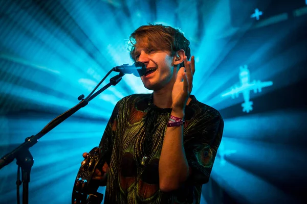 Glass Animals Performing Stage Music Concert — Stock Photo, Image