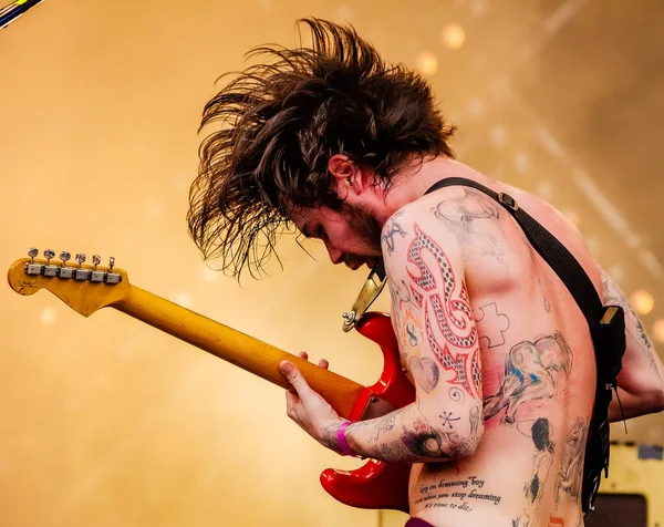 Biffy Clyro Actuando Escenario Durante Concierto Música — Foto de Stock