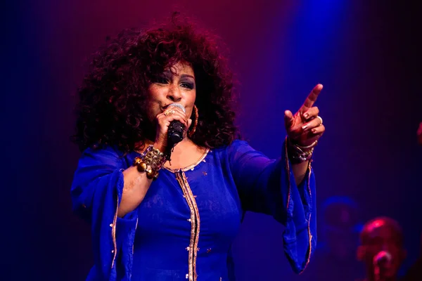 Chaka Khan Actuando Escenario Durante Concierto Música — Foto de Stock