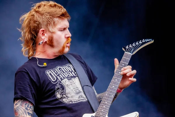 Mastodon Actuando Escenario Durante Concierto Música —  Fotos de Stock