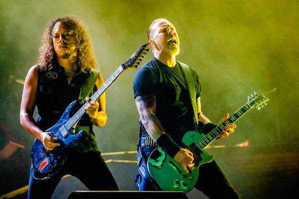 Metallica Actuando Escenario Durante Concierto Música — Foto de Stock