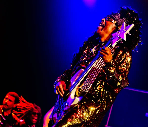 Bootsy Collins Actuando Escenario Durante Concierto Música — Foto de Stock