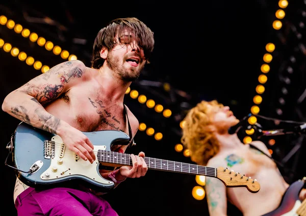 Biffy Clyro Actuando Escenario Durante Concierto Música — Foto de Stock