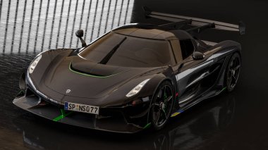 Koenigsegg Jesko stüdyoda.