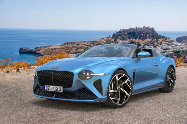 Bentley Mulliner Bacalar Üstü Açılabilir Yeni Süper Özel Bentley — Stok fotoğraf