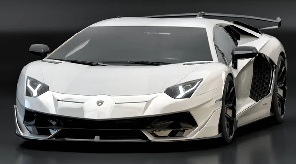 Lamborghini Svj Studiu Současné Době Nejvýkonnější Výrobní Vůz Této Společnosti — Stock fotografie