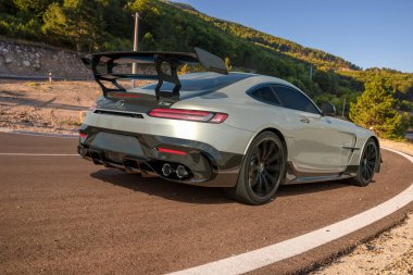 Mercedes-AMG GT Black Series .Auto with a new Nurburgring record. clipart