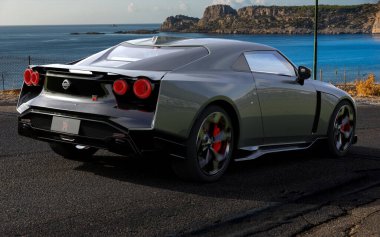 Nissan GT-R 50 by Italdesign on the scenic road