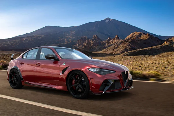 Nuova Alfa Romeo Giulia Pista Specifica — Foto Stock