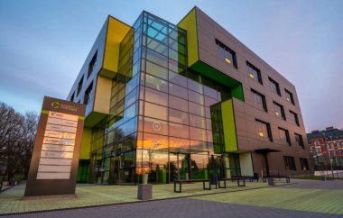 Szczecin, Polonya 'daki modern ofis kompleksi Technopark Pomerania 