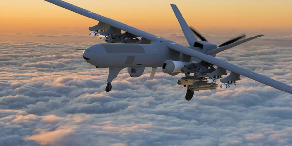 Taktische Drohnen Von Thales Watchkeeper — Stockfoto