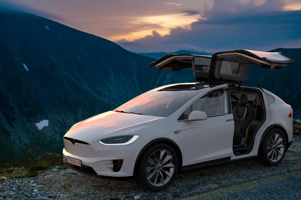 Tesla Modell Elektrisk Suv — Stockfoto