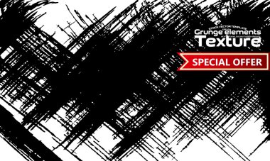 Grunge doku - soyut hisse senedi vektör şablonu - kolay